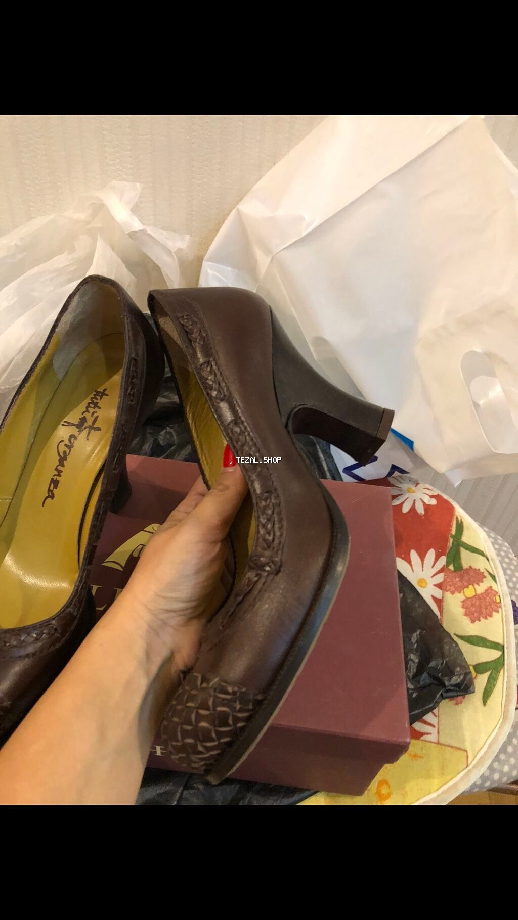 Tuflilər, Ölçü: 36, rəng - Qəhvəyi, Yeni - şəkil 3