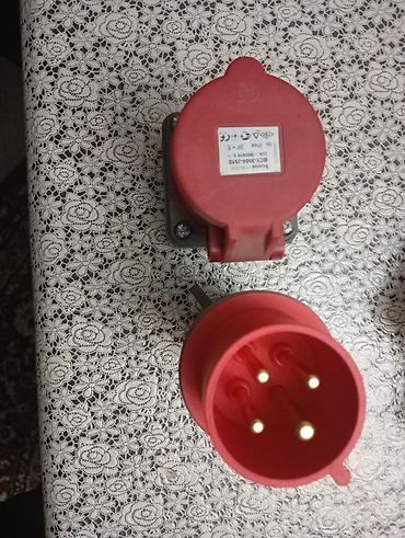 Sənaye tipli üçfaza rozetka və fiş dəsti - Brend/model: bemis - şəkil 4