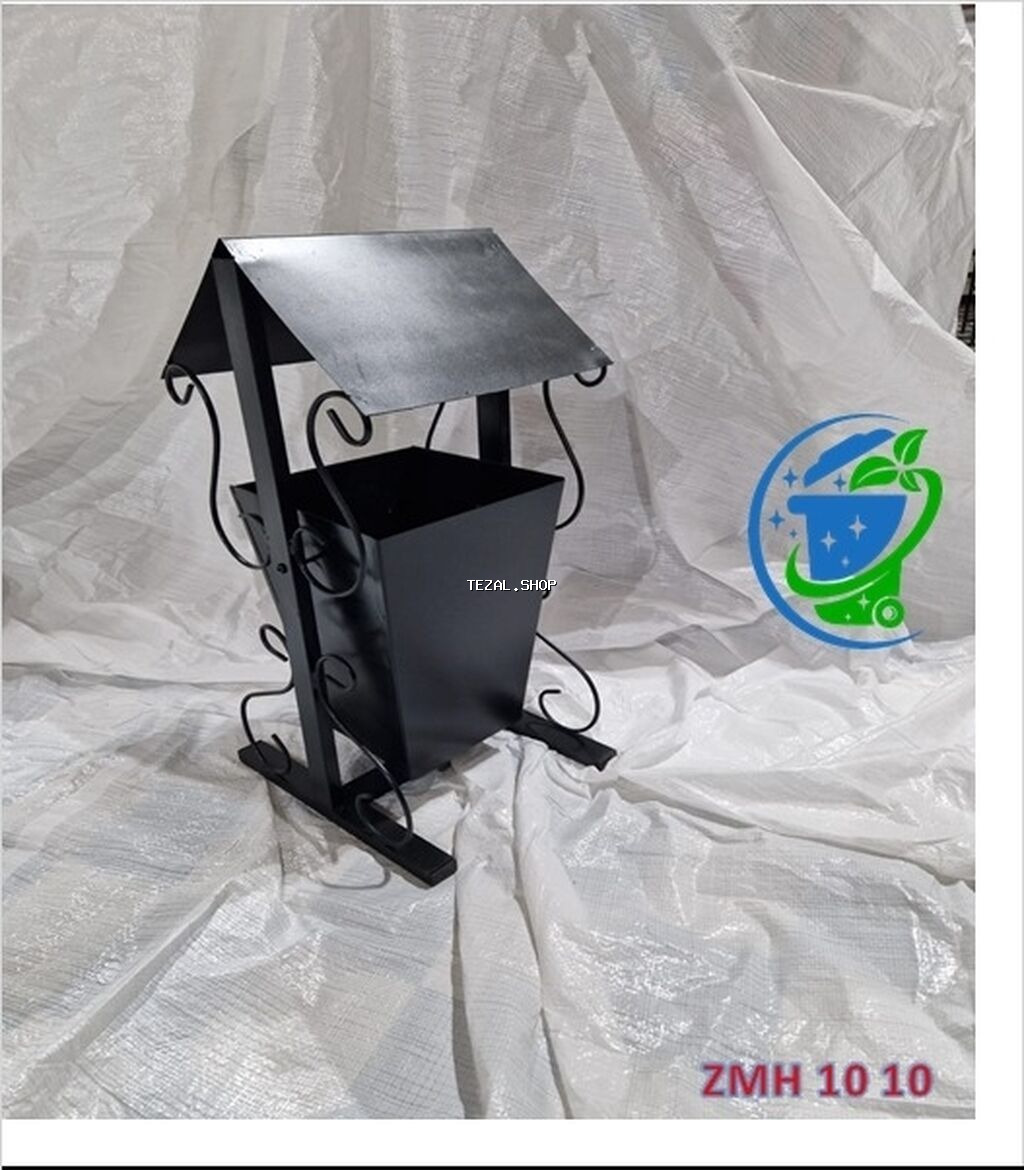 Zibil vedrəsi dəmir, paslanmaz