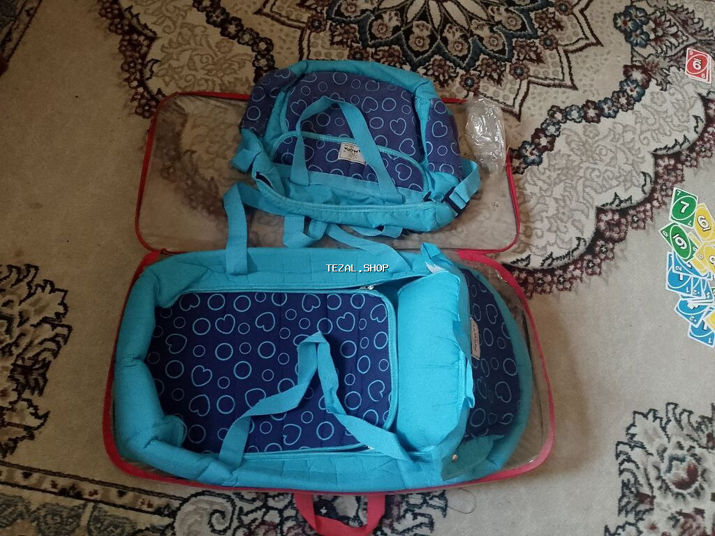 Uşaq beşiyi ve çantası yaxşı vəziyyətdədir sadəcə uşağı çıxarda