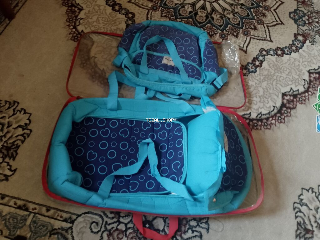 Uşaq beşiyi ve çantası yaxşı vəziyyətdədir sadəcə uşağı çıxarda - şəkil 2