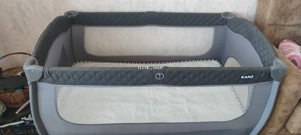 Oğlan və qız üçün, İşlənmiş, Dördbucaq, Beşik, Dəstsiz, Matras ilə, Yellənmə mexanizmsiz - şəkil 2