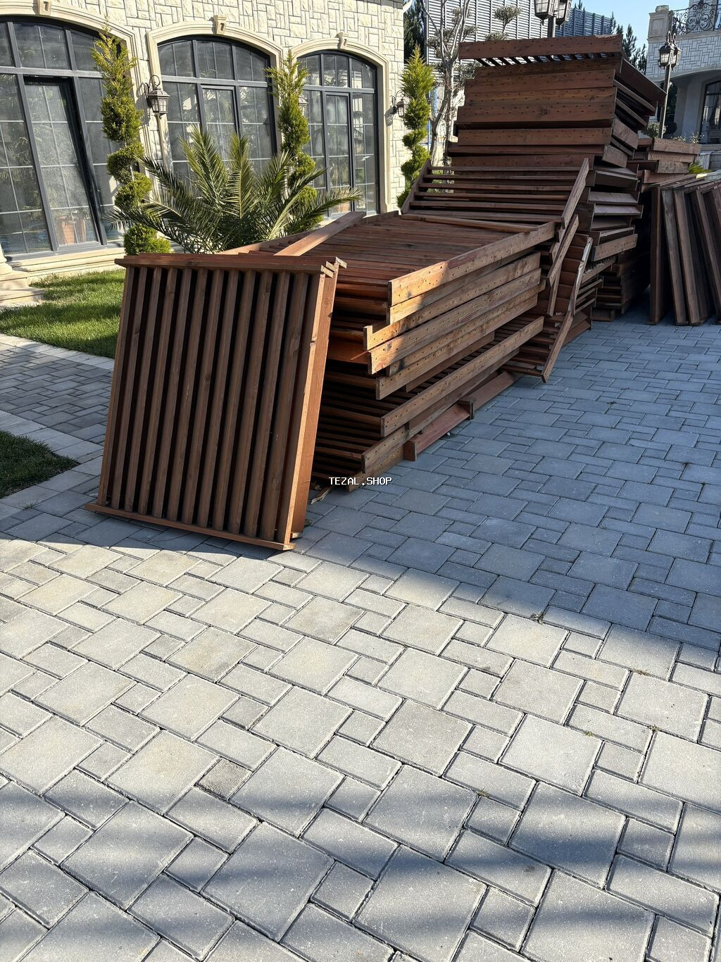 Həyətiniz üçün taxta arakəsmələr! Qonşularla aranızda özəl zona - şəkil 2