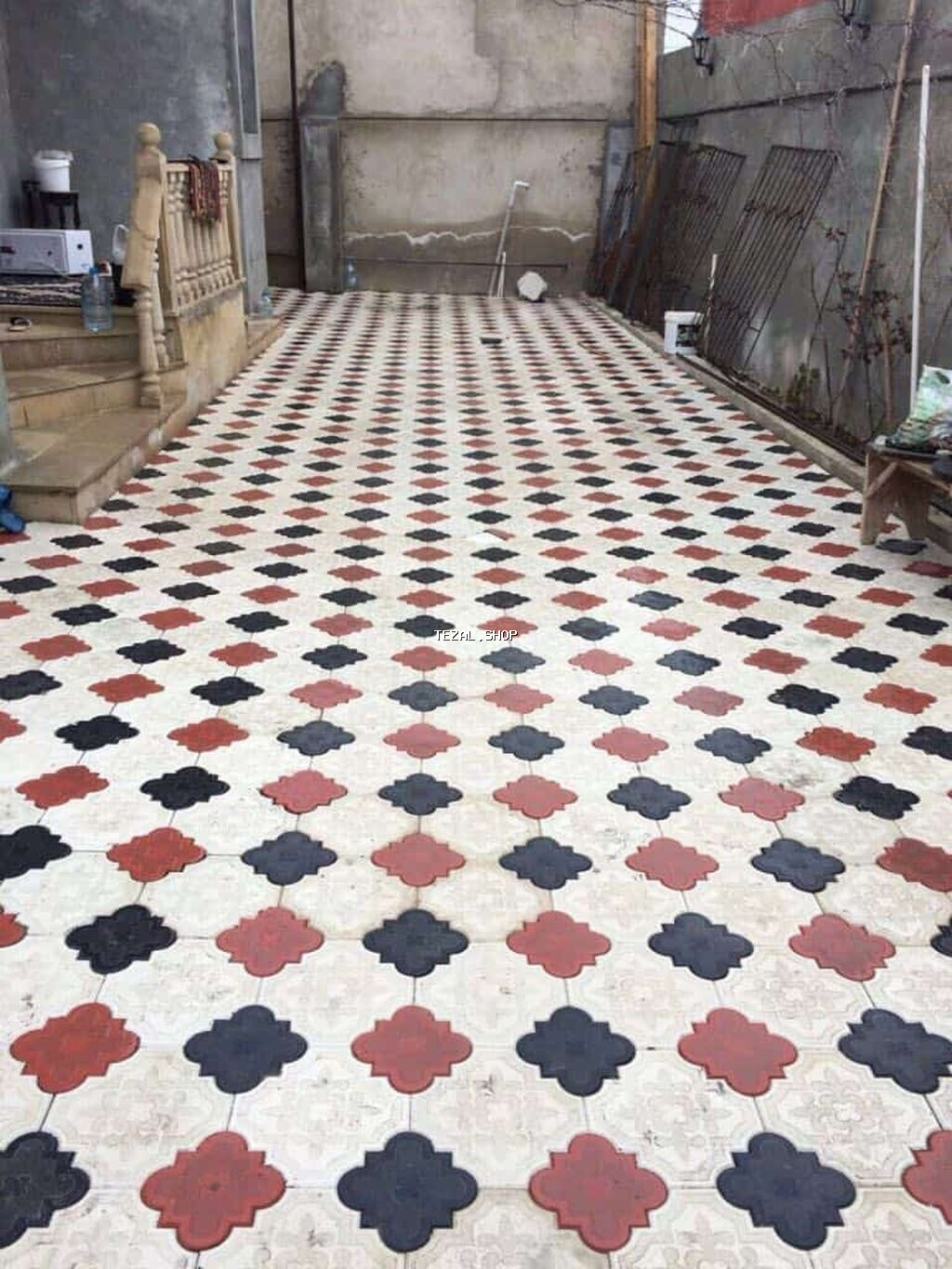 Tamet .qazon dasi .müxtəlif ölcülü beton piltələr .beton panellər yol