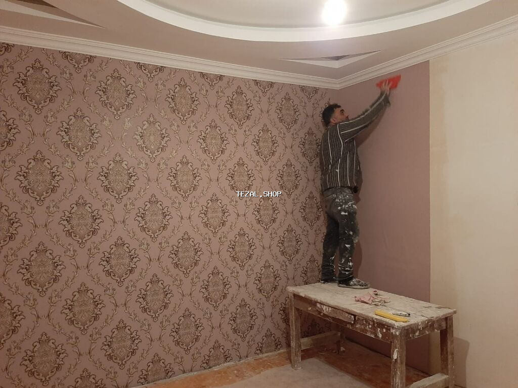 Alçıpan fiqur işleri görürük düz tavanıTvstent,Fiqurlu tavan,Ara - şəkil 5