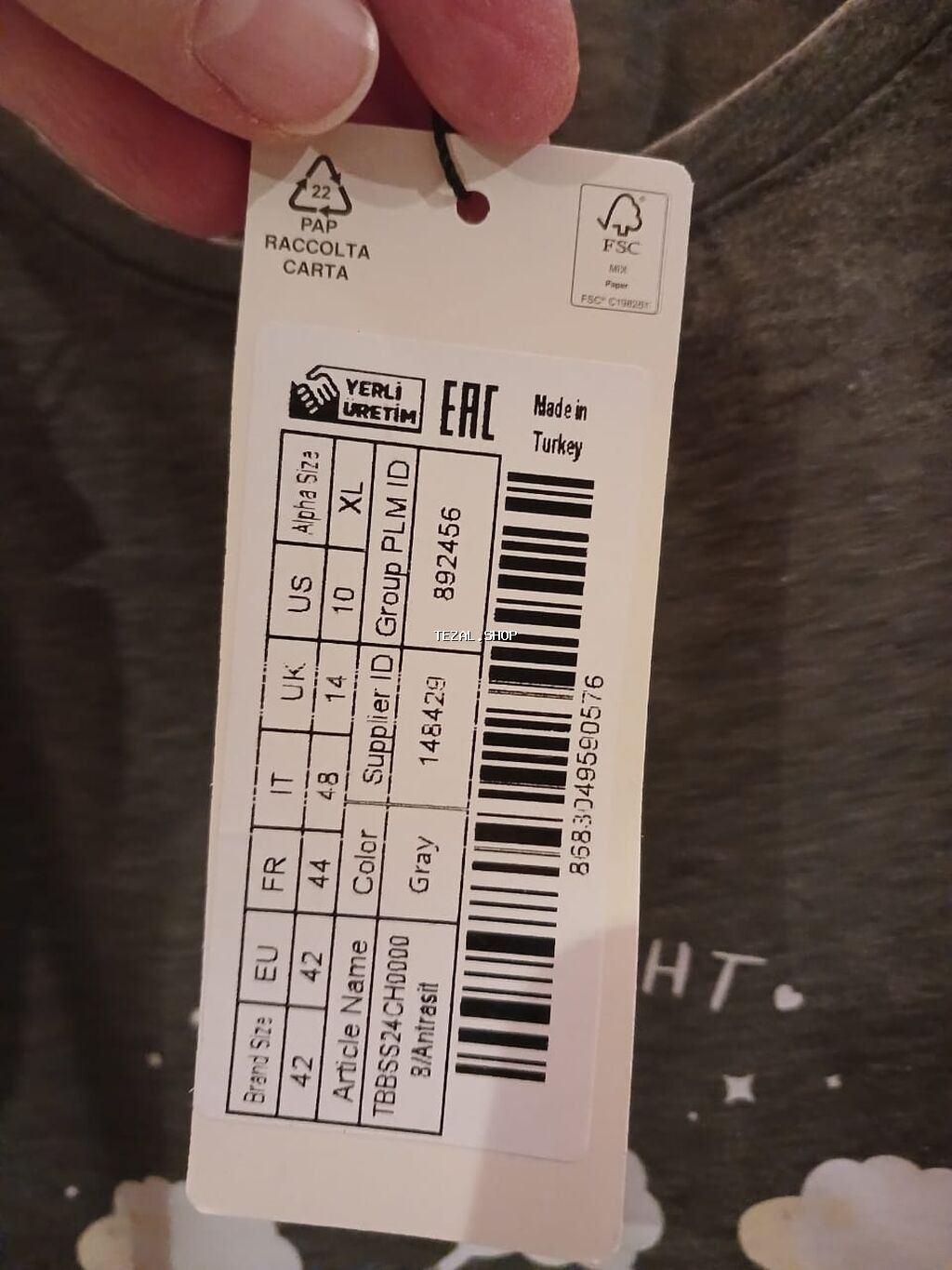 Paltar XL olcu. Tezedir - şəkil 4