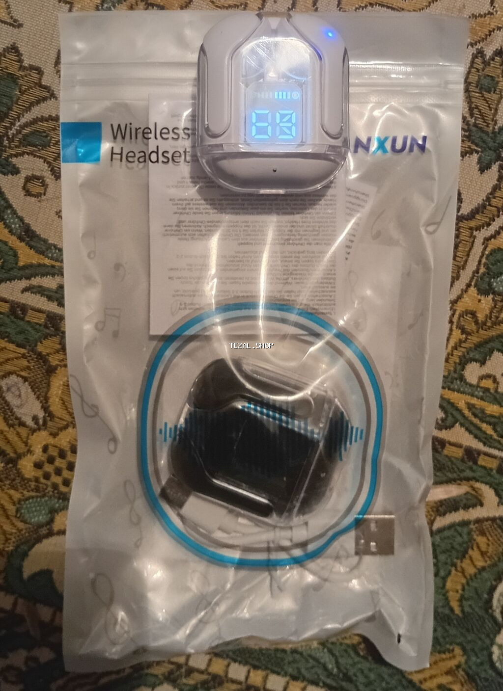 Bluetooth qulaqlıq teze 2 eded hal hazirda 1 qiymeti 12 azn elaqe - şəkil 2