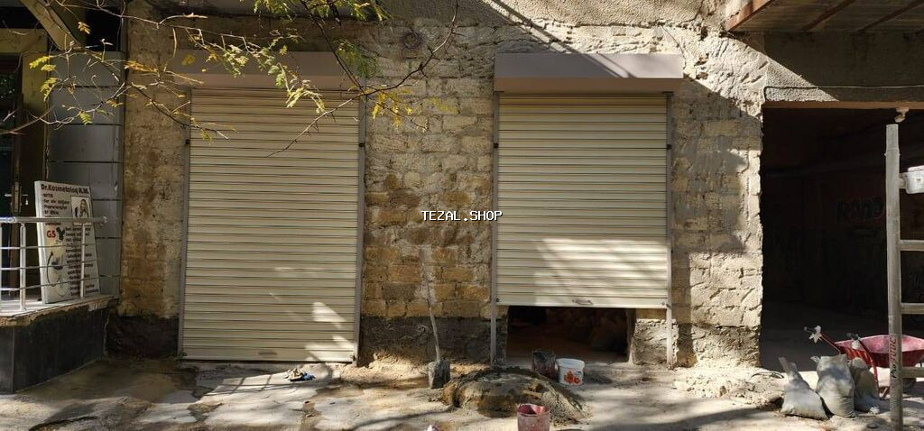 Yeni Dəmir Qaraj darvazası, Seksional, Mexaniki, 2 m, rəng - Bej, Ödənişli quraşdırma, Ödənişli çatdırılma