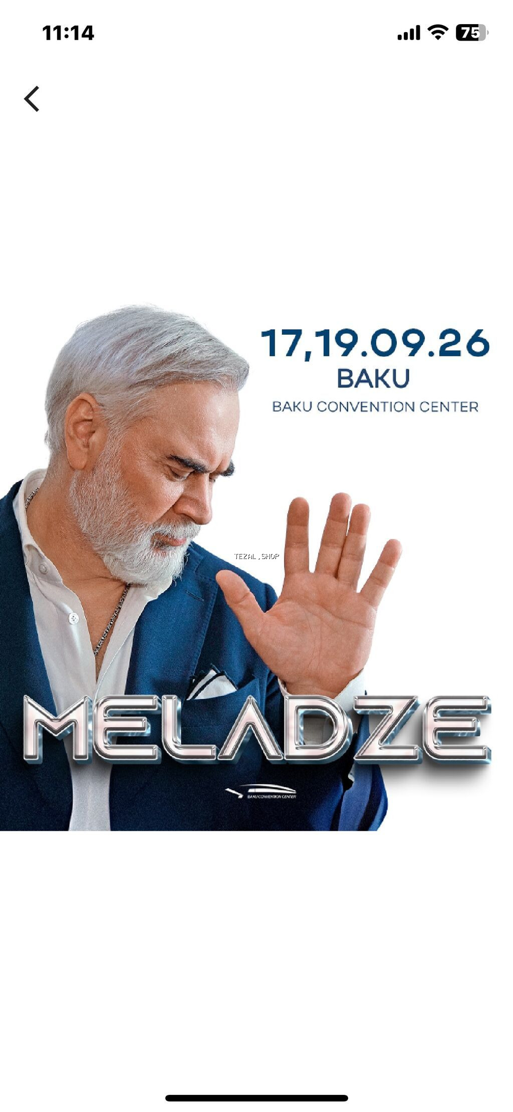 Bilet var Miladze Sira 6 ci 19 sentyabr