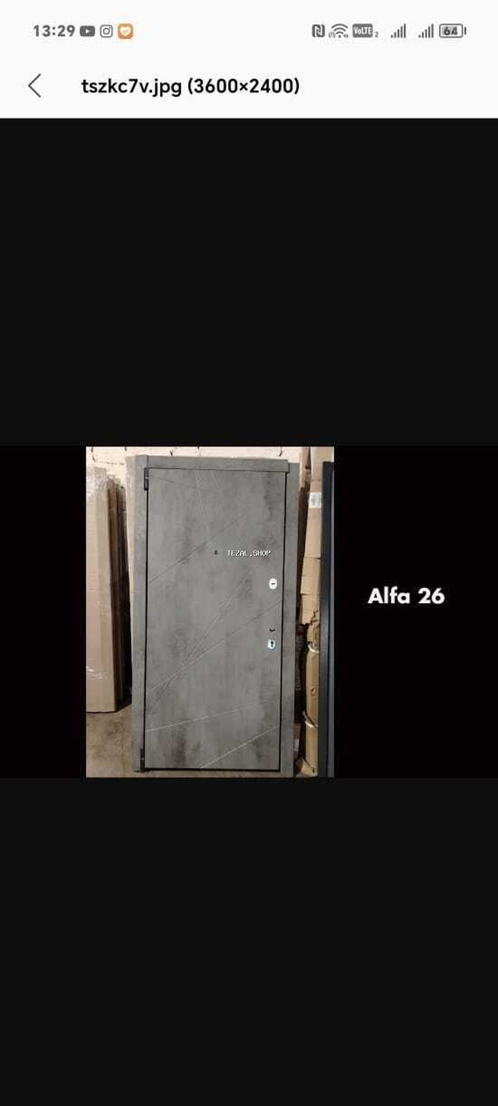 Mənzil üçün Yeni Giriş qapısı Zamok ilə, Zəmanətli, Pulsuz quraşdırma, Pulsuz çatdırılma - şəkil 3