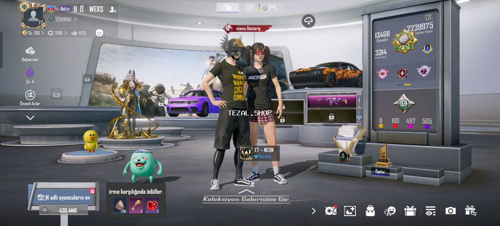 Pubg mobile Barter olunur