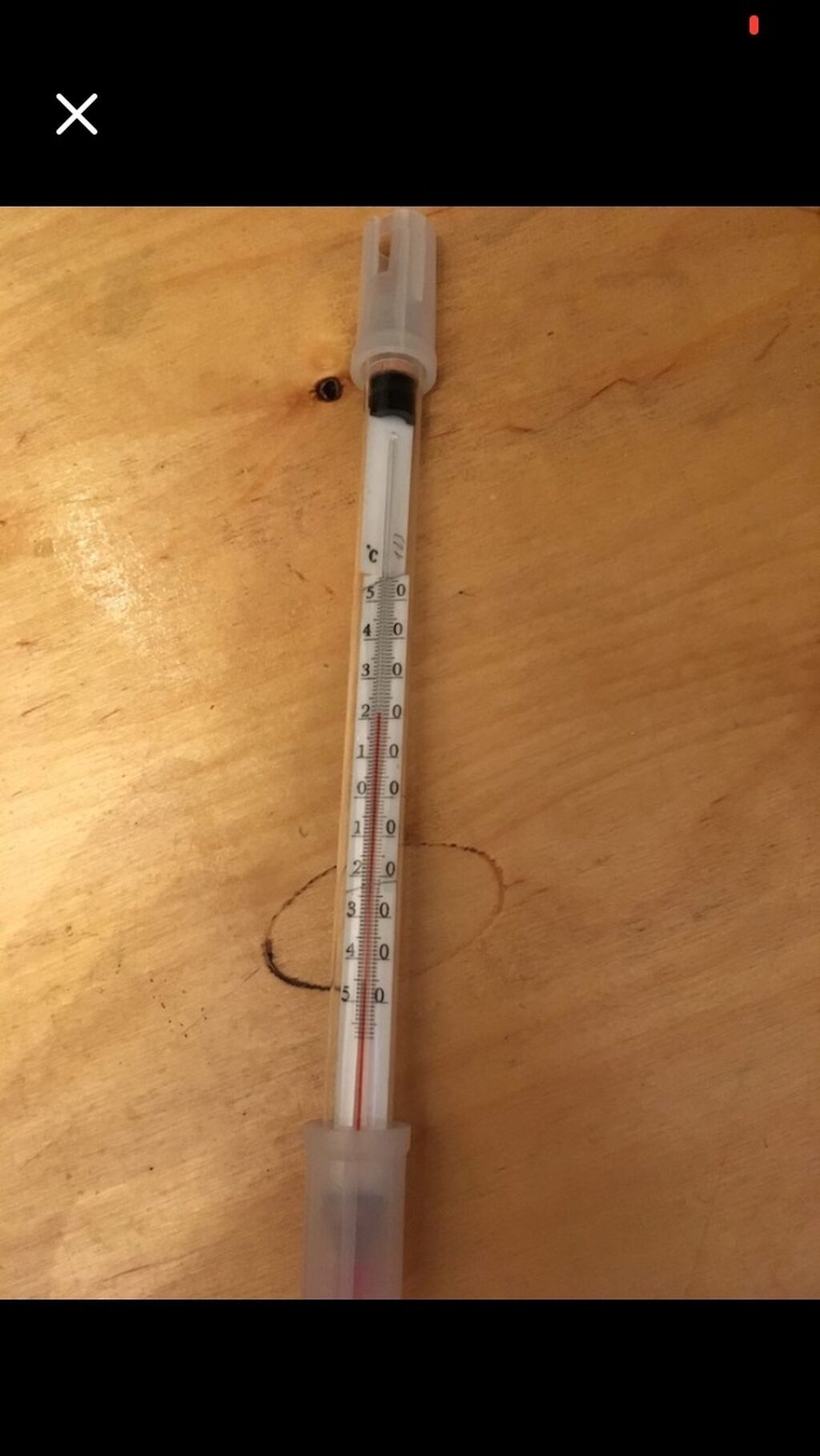 Termometr жидкостный вибрационный авиационный TП-6