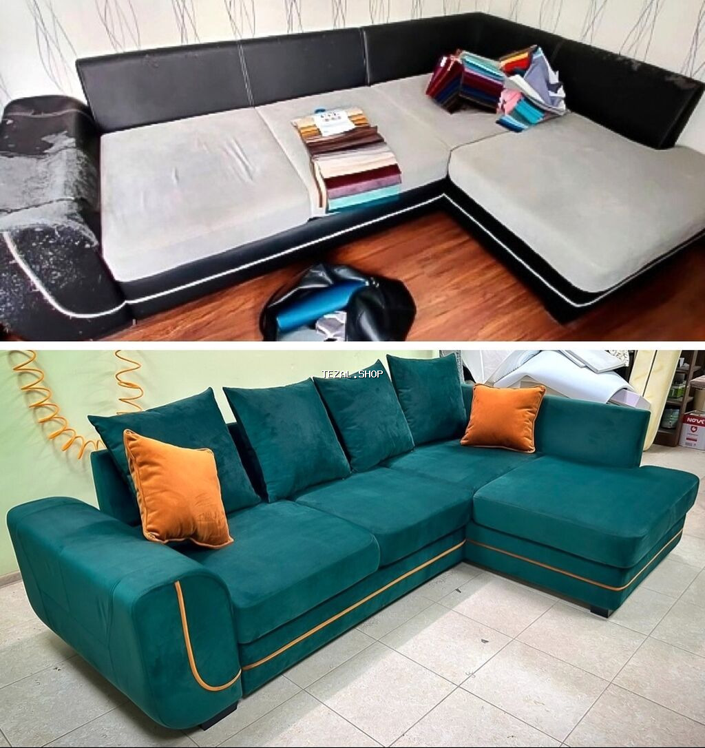 Перетяжка мягкое мебели рестовраци ремонт вапчат есть званит на вапчат - şəkil 2