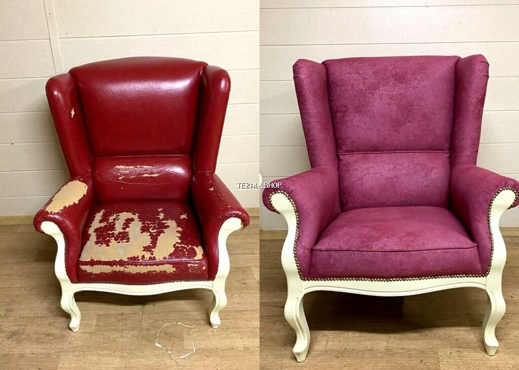 Перетяжка мягкое мебели рестовраци ремонт вапчат есть званит на вапчат - şəkil 4