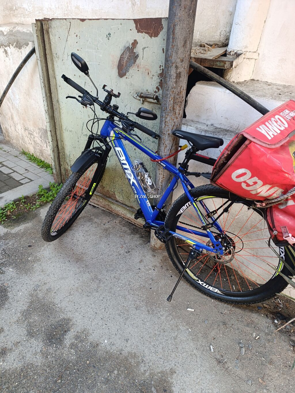 Yeni Şəhər velosipedi 29", Ünvandan götürmə