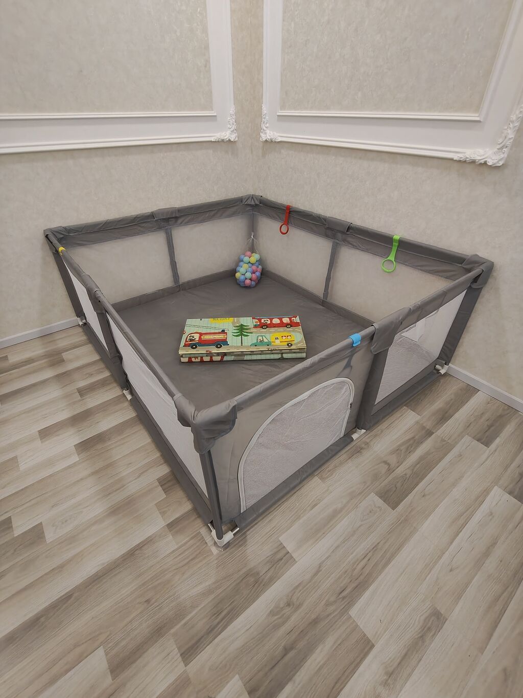 Uşaq oyun maneci – təhlükəsiz oyun meydançası - Ölçü: kvadrat formalı