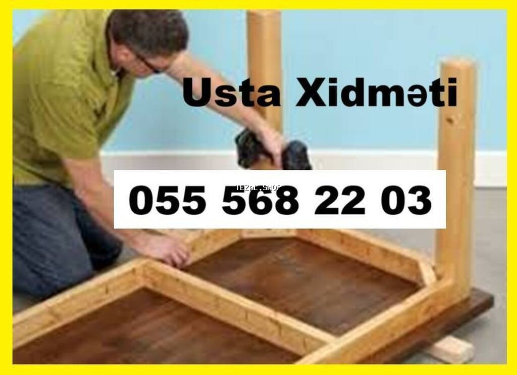 Usta Servisi. Elektrik Usta, Qaz Ustası. Santexnik Usta Servisi