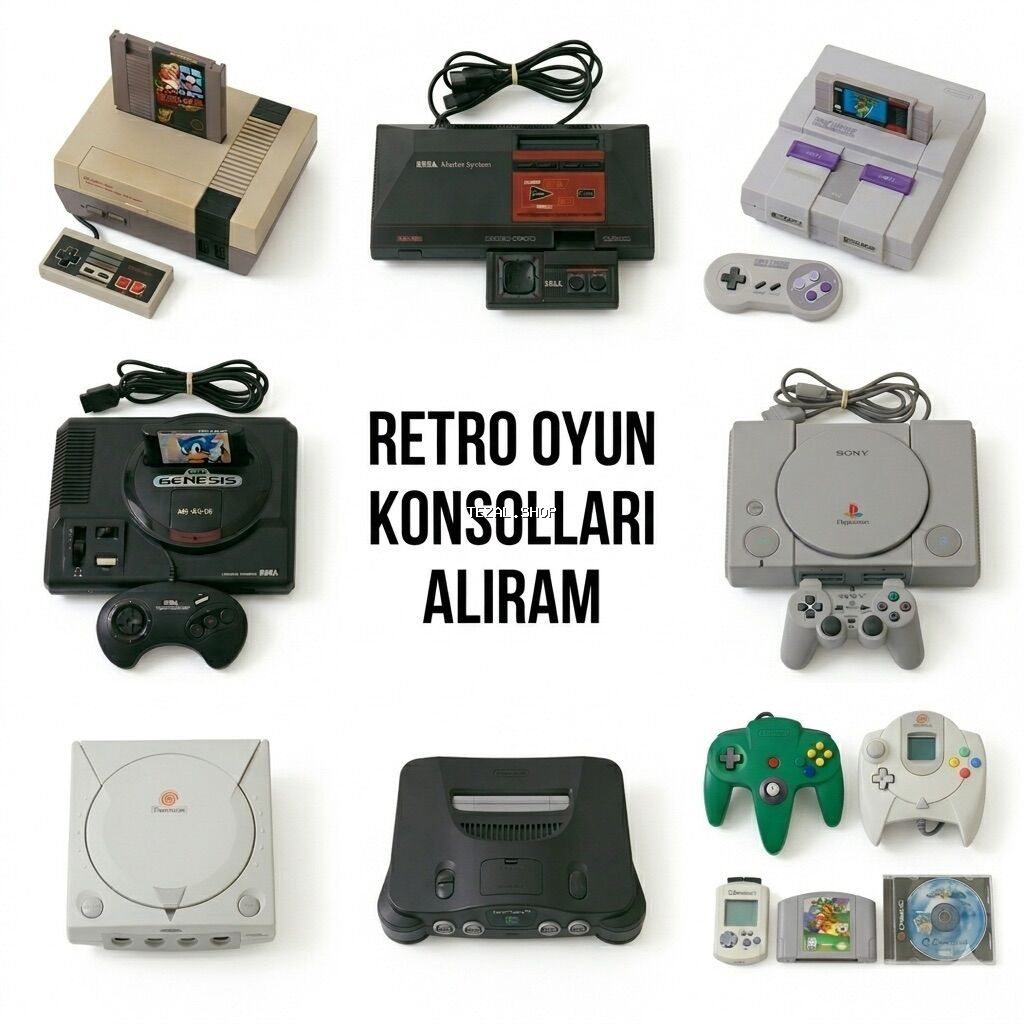 ALIRAM - Retro oyun konsolları, kim satırsa yazsın zəhmət olmasa