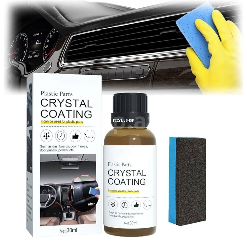 Avtomobil plastic hisselerini temizleyir, plactic qaraldan - şəkil 3