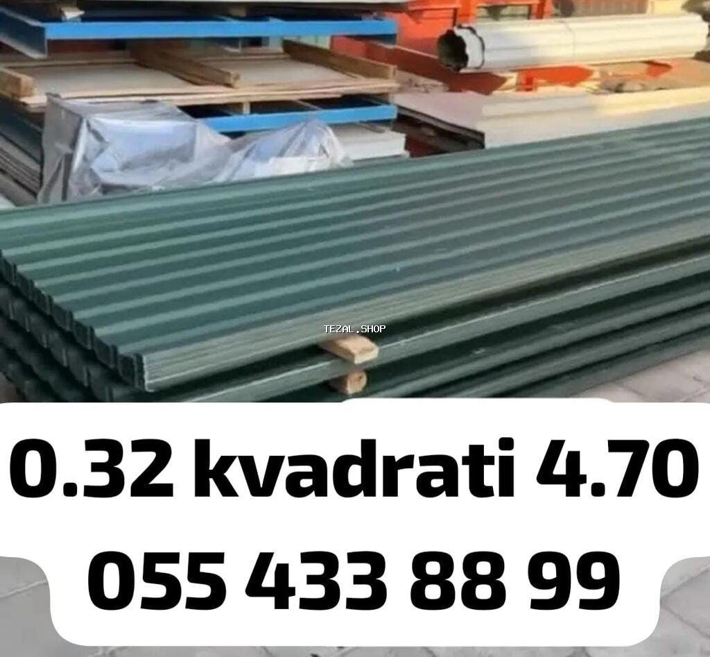 Şifer, Dəmir, Yeni, Pulsuz çatdırılma, Ödənişli quraşdırma, Zəmanətli, Kredit yoxdur - şəkil 5