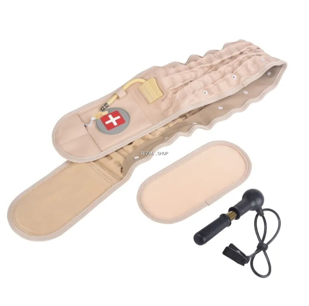 Qrija əleyhinə şişmə bel kəməri bel dartma cihazı aşağı ətraf - şəkil 3