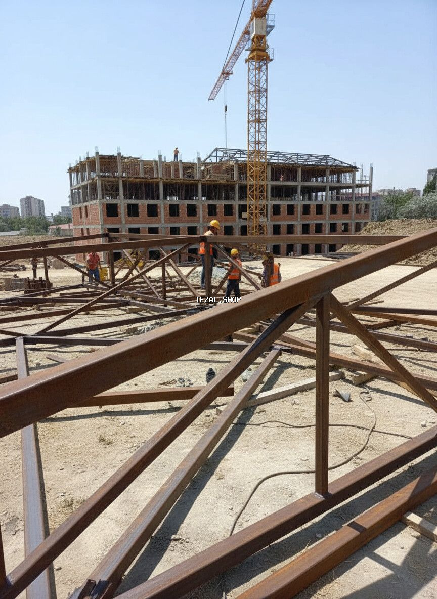 Metal konstruksiyalar, müxtəlif tikinti layihələrində istifadə üçün