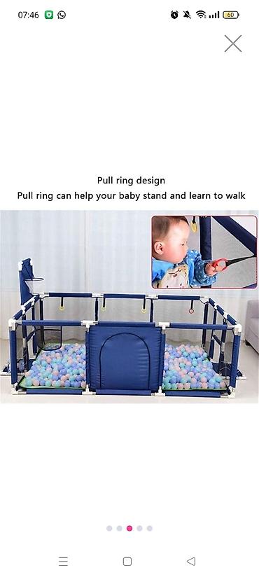 Uşaq oyun manjeri – toplu oyun meydançası - Ölçülər: ümumi uzunluq - şəkil 3