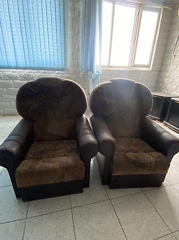 İşlənmiş, Divan, 4 kreslo, Bazalı, Açılan - şəkil 4