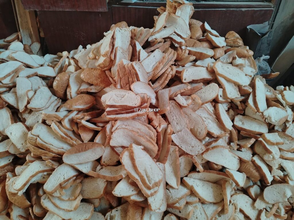 Mal: Doğranmış ağ çörək dilimlər. Qurudulmuş çörəkdir . Çatdırılma var - şəkil 3