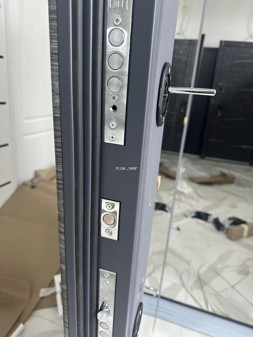 Mənzil üçün Yeni Giriş qapısı 90x220 sm Şəbəkə ilə, Zəmanətli, Ödənişli quraşdırma, Pulsuz çatdırılma, Ödənişli çatdırılma - şəkil 2