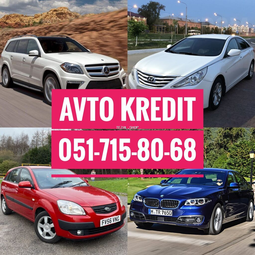 AVTO KREDIT XIDMETI. AVTOMOBIL GIROVU. Minimal faiz derecesi ve en