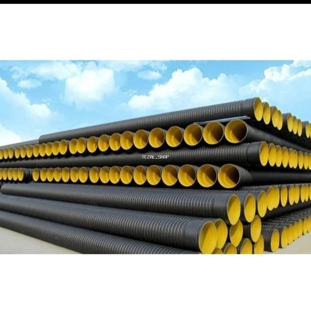 Kanalizasiya borusu, Qofralı, Plastik, 2 mm, Yeni - şəkil 2