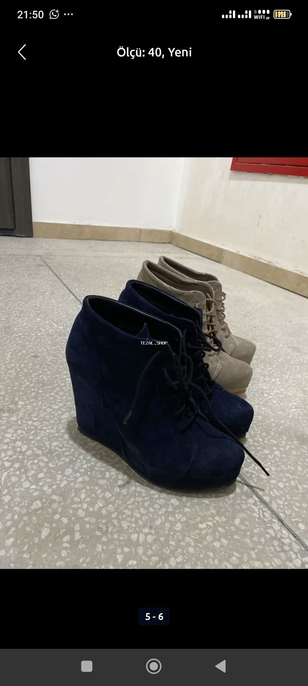 Tuflilər, Ölçü: 40, İşlənmiş - şəkil 3