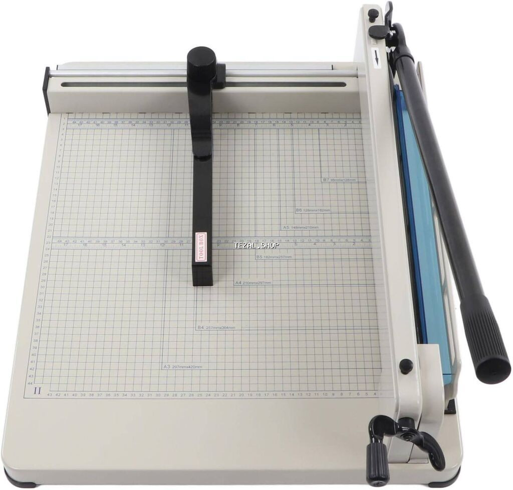 Kaqiz kesen avadanliq. 4 sm qalinliqinda a3 kaqizini kesir. Tezedir - şəkil 2