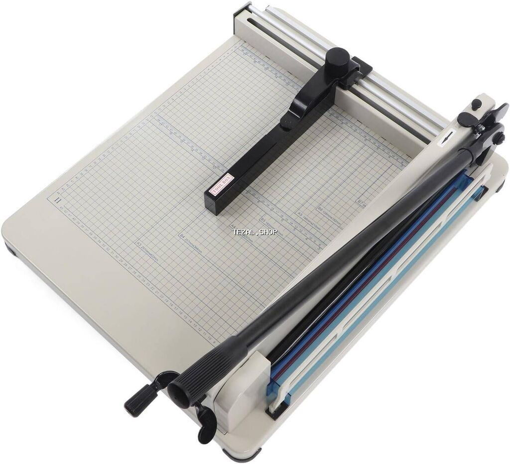 Kaqiz kesen avadanliq. 4 sm qalinliqinda a3 kaqizini kesir. Tezedir - şəkil 3