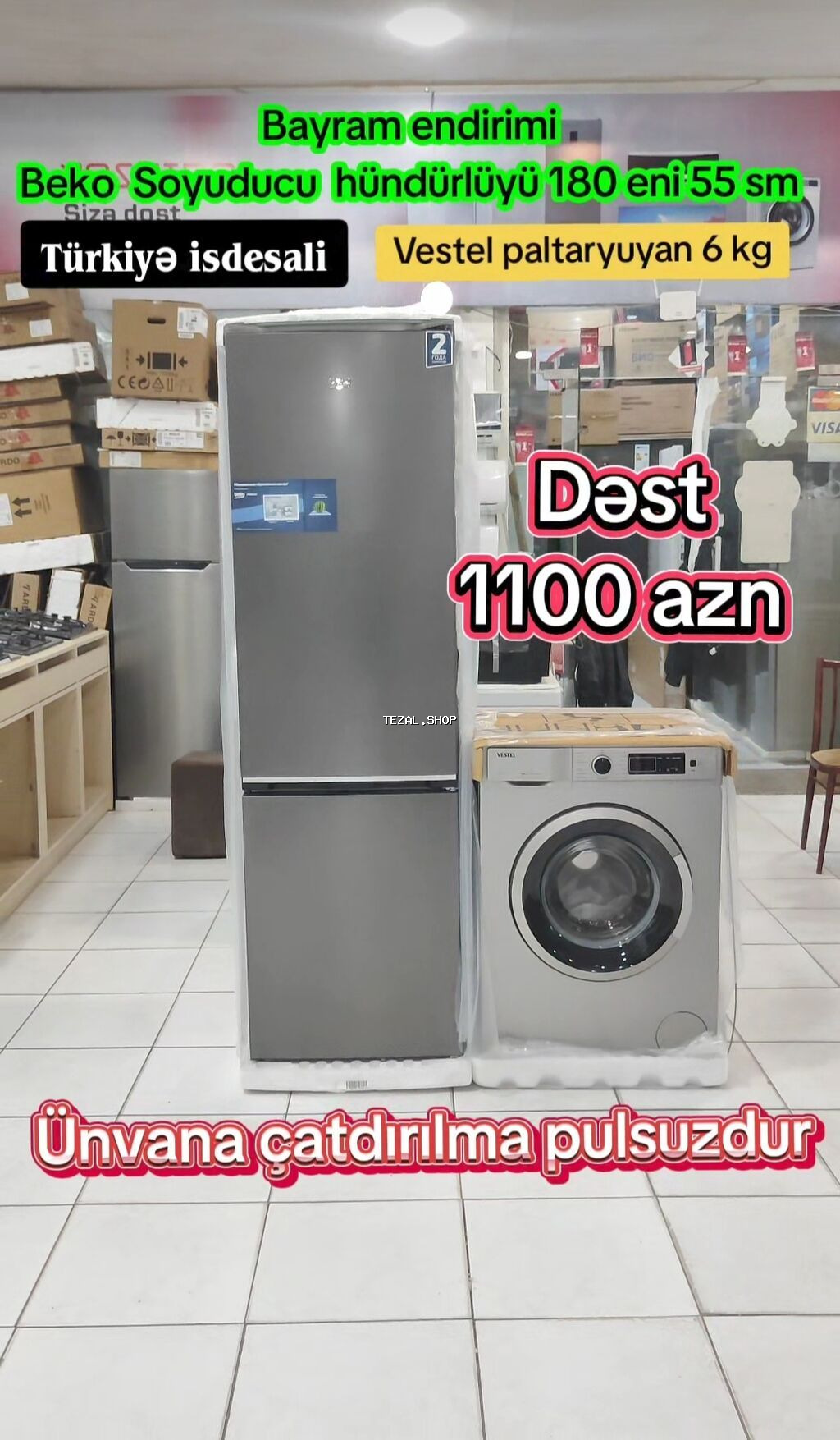 Anbardan satış dəst modeller.Ünvana çatirilma quraşdırıilma - şəkil 2