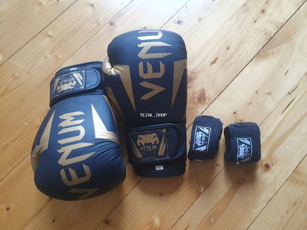 -Venum Box/Kickbox/Muai-Tai əlcəyi -Əlcək+Banda hədiyyə