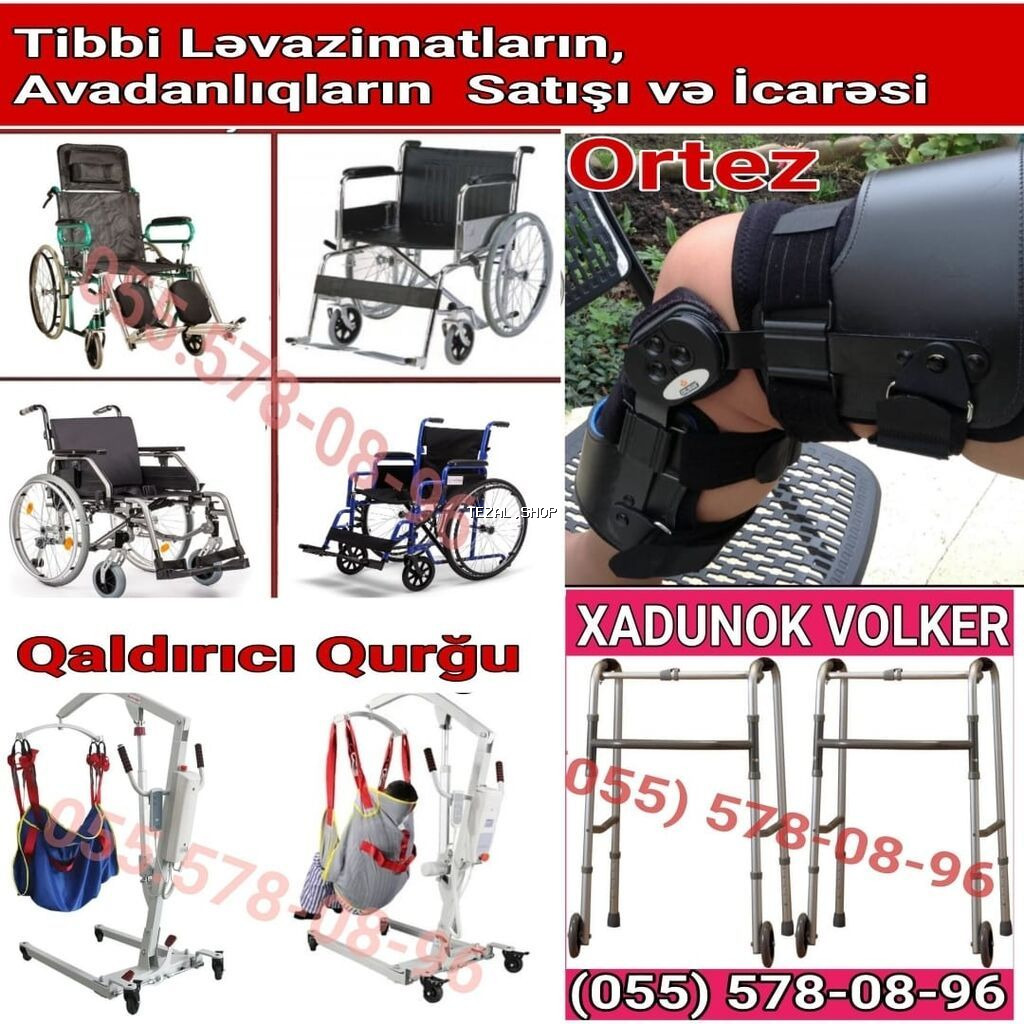Əlil Arabaları Tibbi Ləvazimatların və Avadanlıqların Satışı İcarəsi