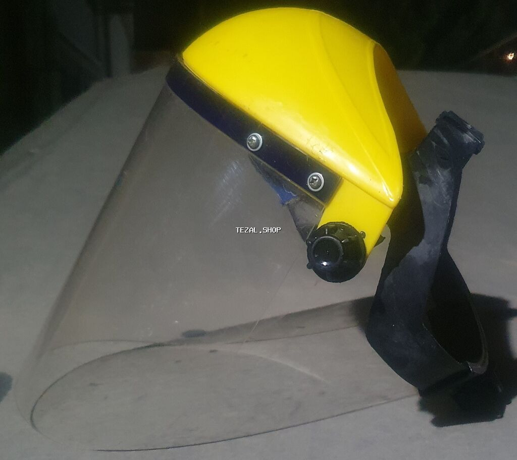 Üz qoruyucu maska Üz qoruyucu maska satılır. Benzin və elektrikli - şəkil 3