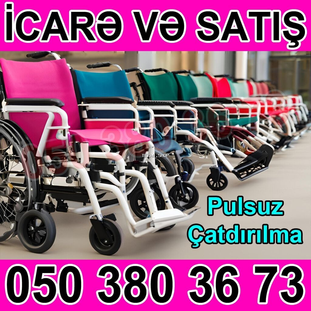 Təkərli arabalar – icarə və satış Müxtəlif model və ölçülərdə əlil - şəkil 4