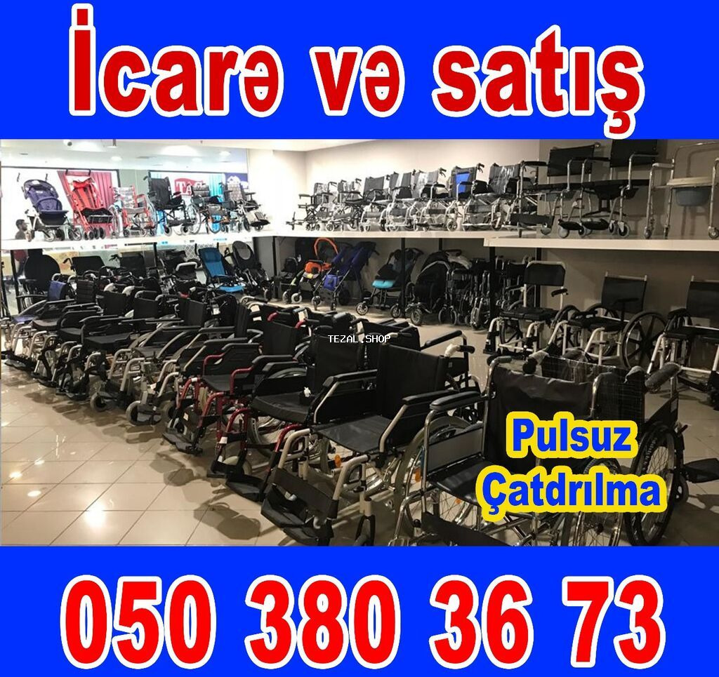 Tibbi əlil arabaları – icarə və satış - Mexaniki və elektrik modelləri - şəkil 3