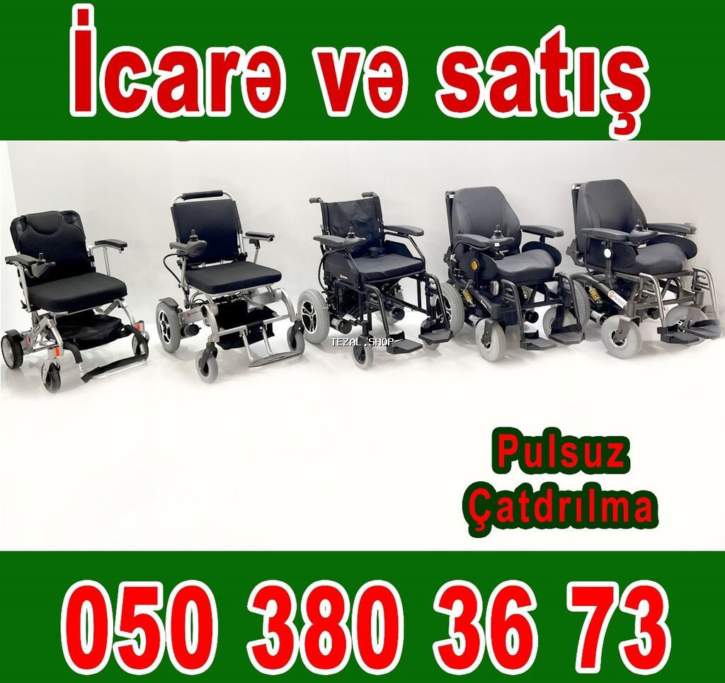 Tibbi əlil arabaları – icarə və satış - Mexaniki və elektrik modelləri - şəkil 4