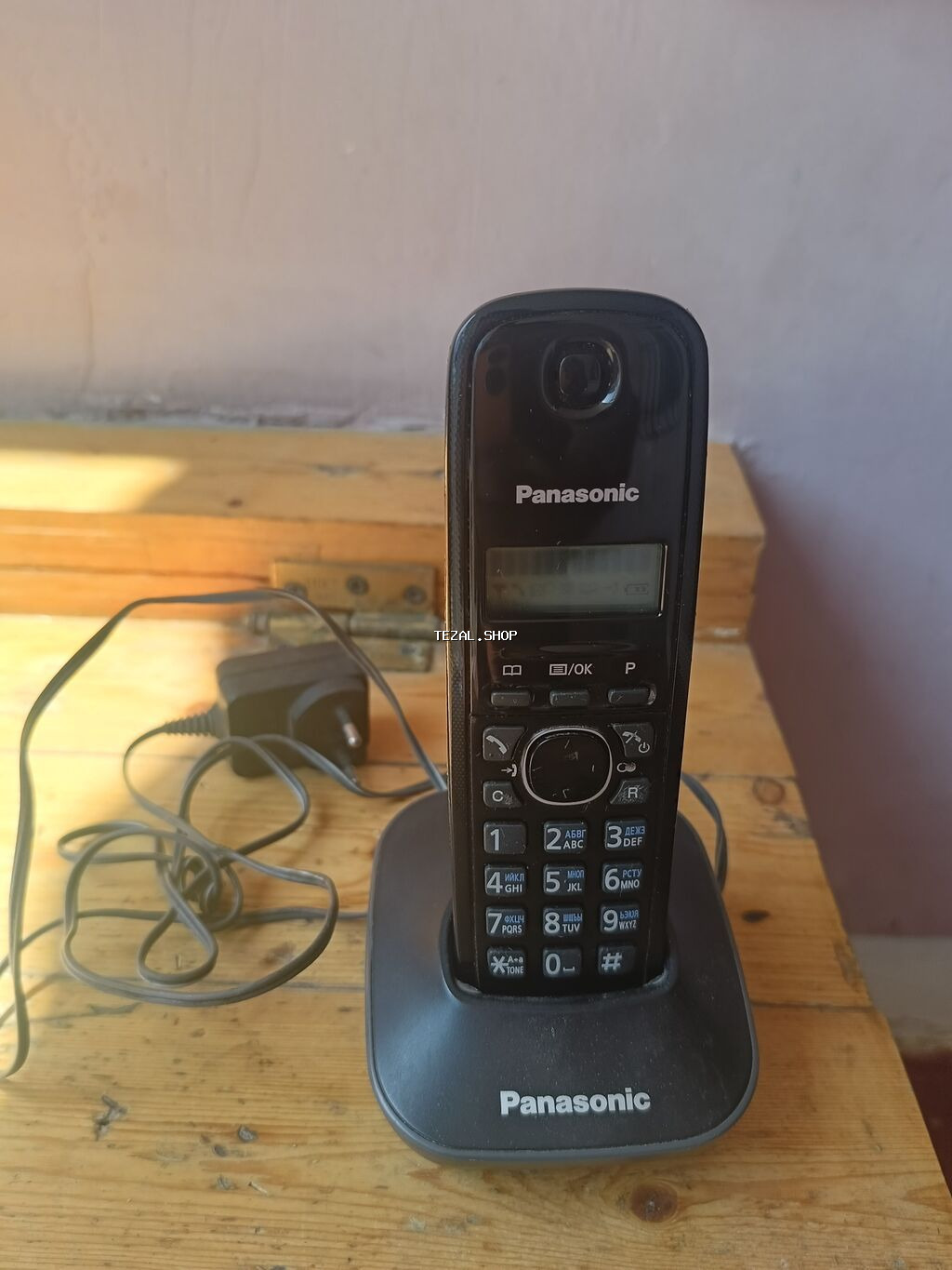 Panasonic ev telefonu ideal veziyyetdedir Islekdir hec bir problemi - şəkil 3