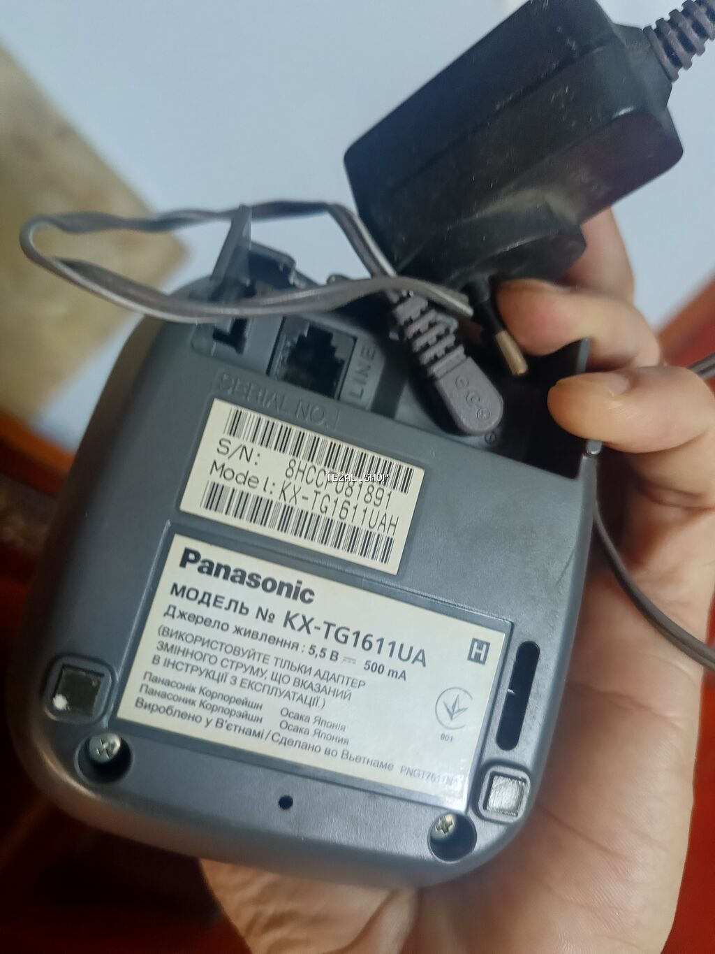 Panasonic ev telefonu ideal veziyyetdedir Islekdir hec bir problemi - şəkil 4