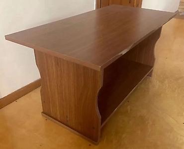 Ağac rəngində salon/jurnal masası - Material: laminat/MDF əsaslı - şəkil 3