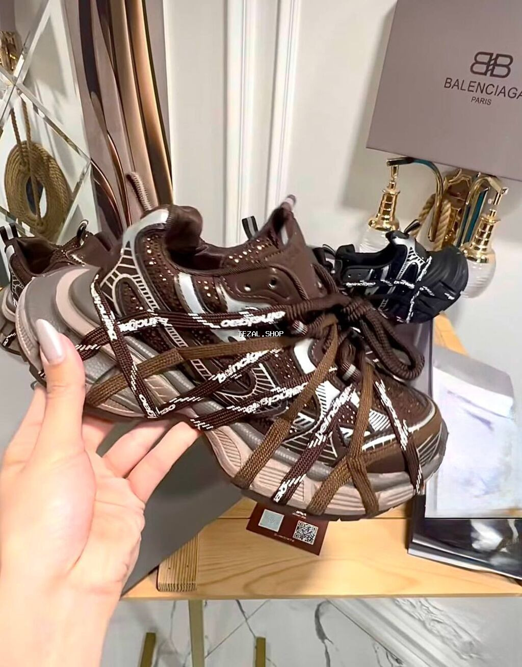 Ölçü: 38, rəng - Qəhvəyi, Yeni