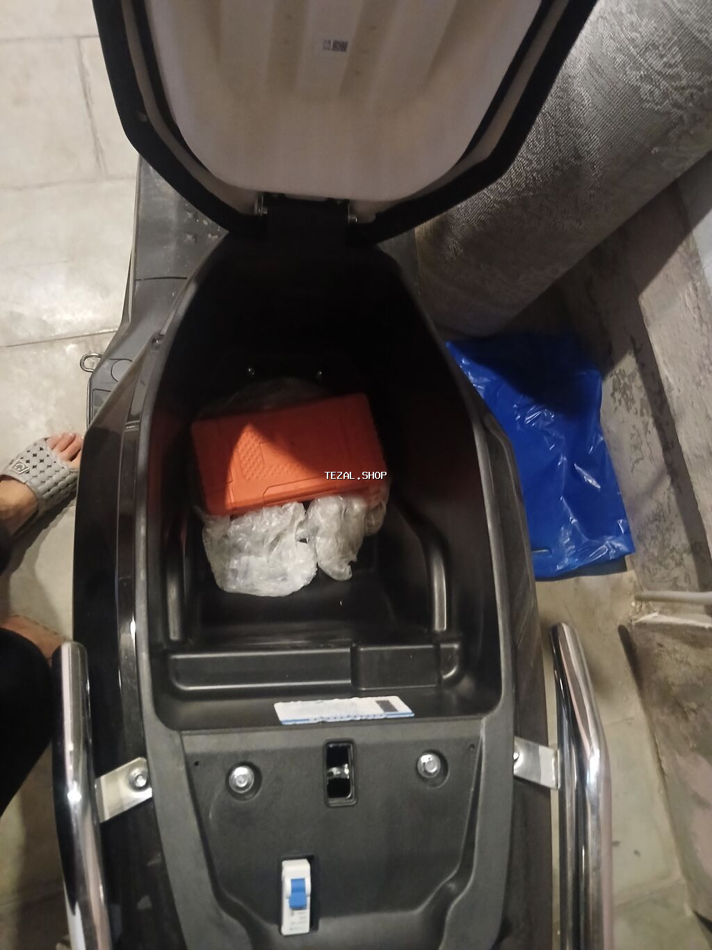 Elektrik skuter – LVJU (NFC panel) Xüsusiyyətlər: - Tam elektrik