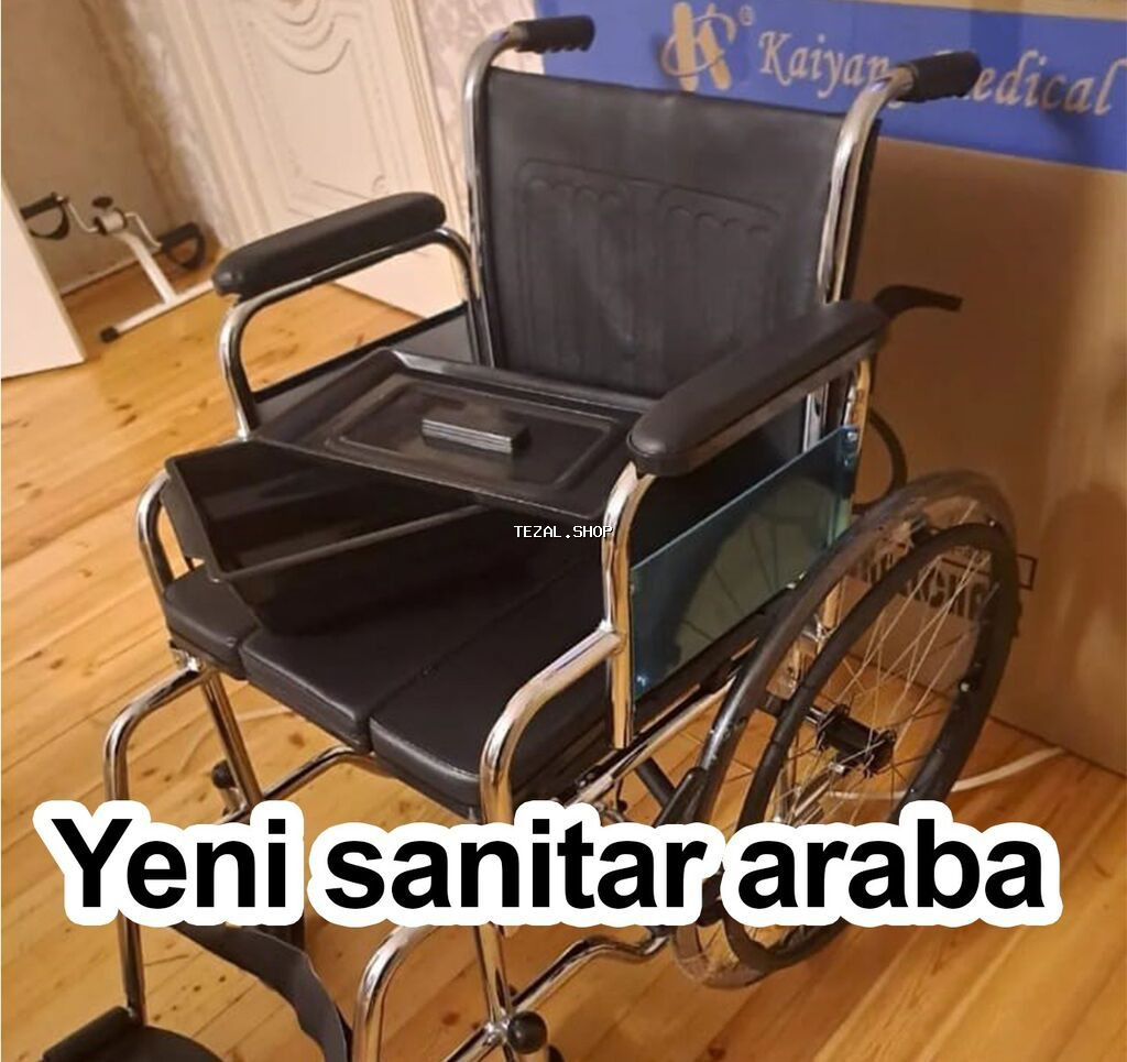 Sanitar tipli əlil arabaları - Model: sanitar oturacaqlı əlil arabası