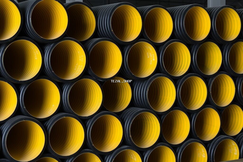 Kanalizasiya borusu, Plastik, 100 mm, Yeni - şəkil 2