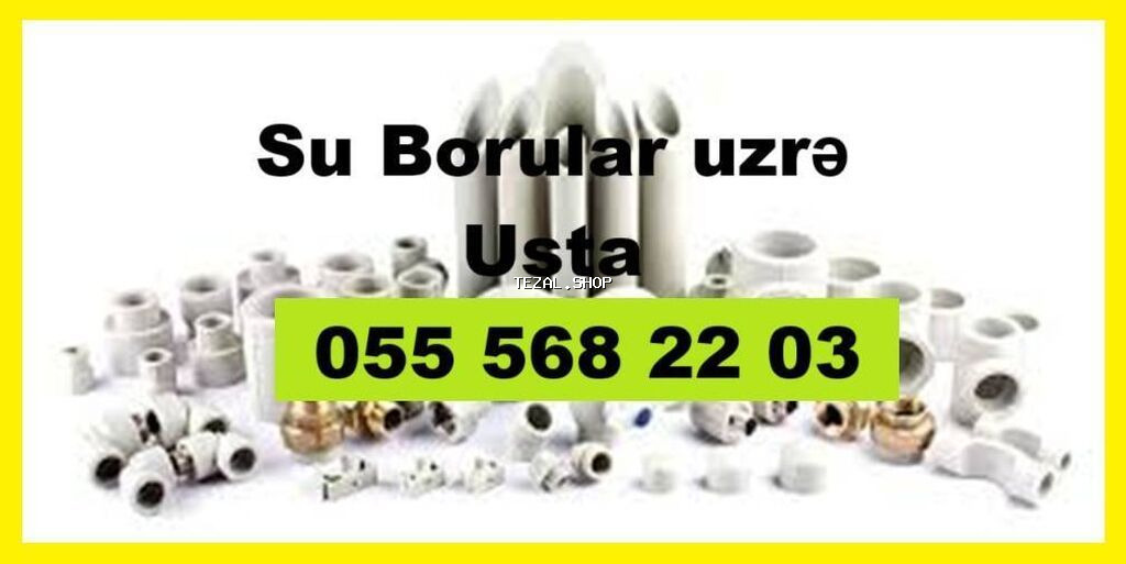 Kanalizasiya Və Su ustası. Su, kanalizasiya xətlərin çəkilməsi